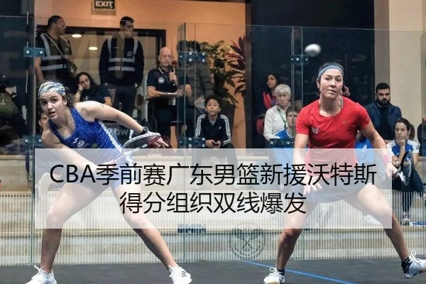 CBA季前赛广东男篮新援沃特斯得分组织双线爆发